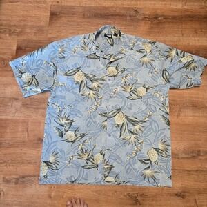 Premier International Pineapple Hawaiian Shirt Tropical Print XL